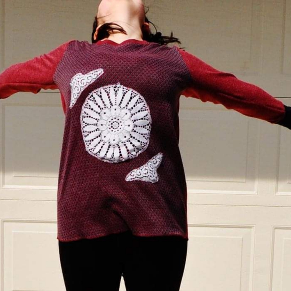 Handmade Upcycled Sweater - Picture 2 of 3